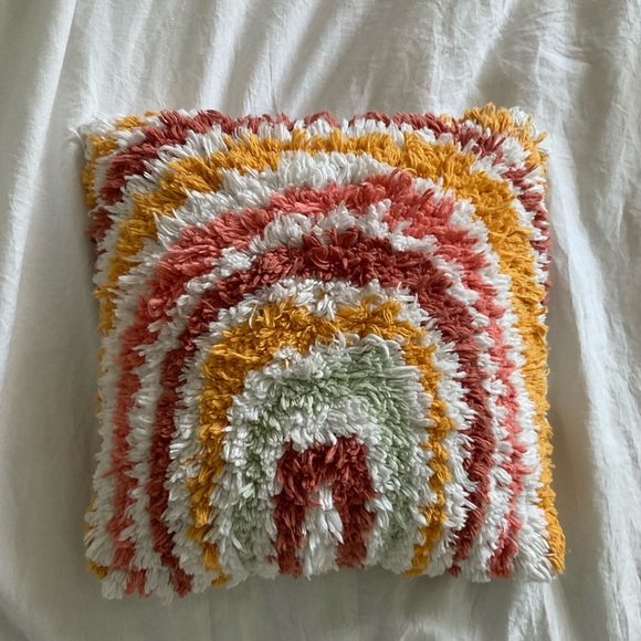 Urban Outfitters Rainbow Tufted Mini Throw Pillow - Picture 3 of 5